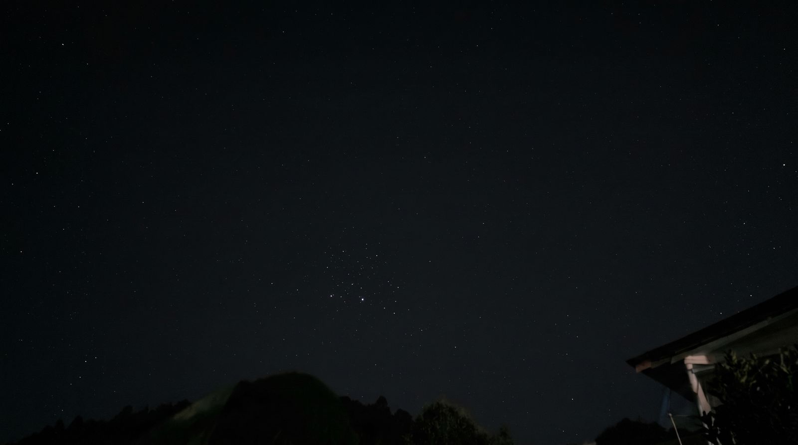 Cielo nocturno sobre el Lago Lanalhue